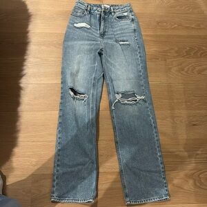 Pacsun 90s Boyfriend Ripped Jeans - Size 25 High-Rise - Worn only once